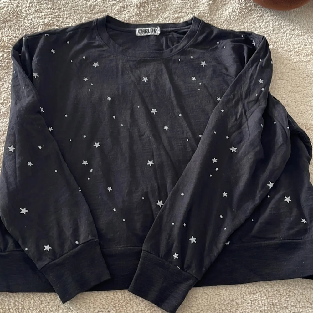 Chrldr brand Star sweatshirt 🌟 sold at Saks and Nordstrom - Picture 1 of 5